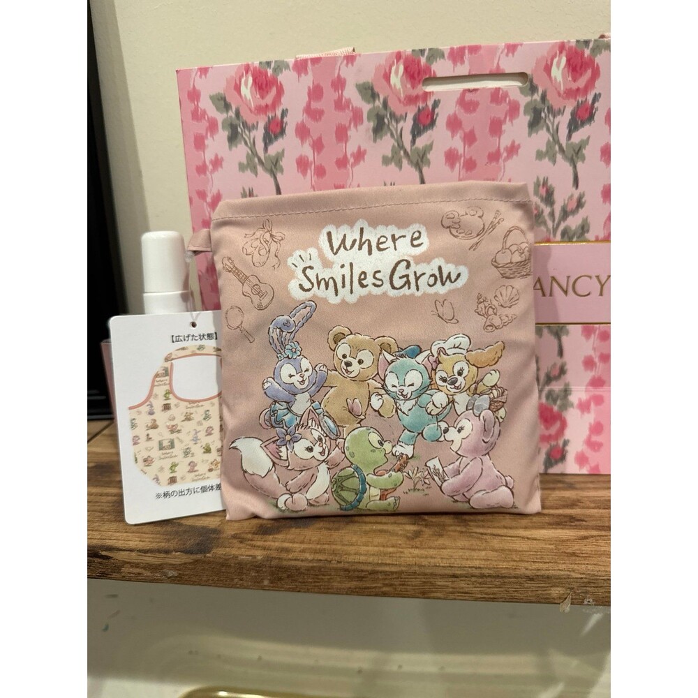 DisneySea limited edition "Duffy & Friends Where Smiles Grow" eco bag